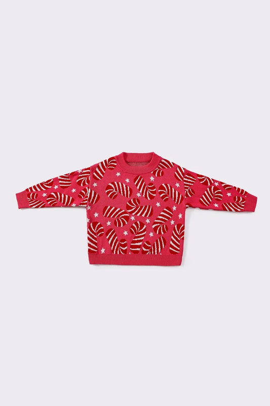 *Presale* Pink Candy Cane Sweater